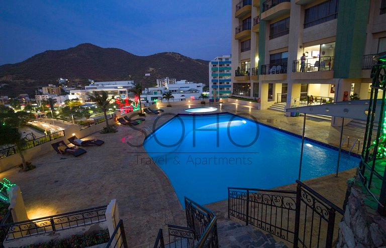 Apartamento Peñon Rodadero-Frente al Mar SOHO-263A