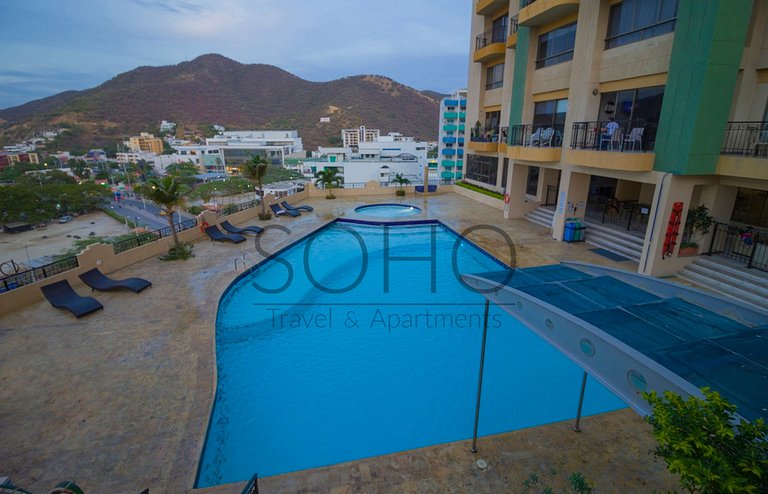 Apartamento Peñon Rodadero-Frente al Mar SOHO-263A