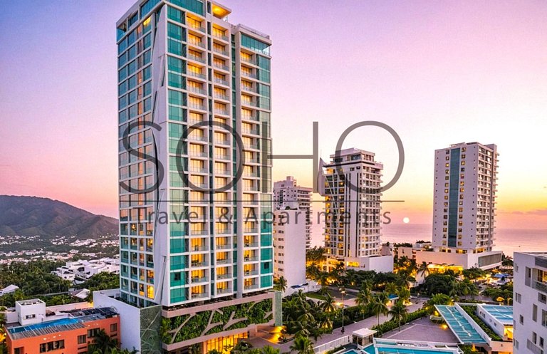 Apartamento Salguero Sunset-Cerca al Mar SOHO-372A