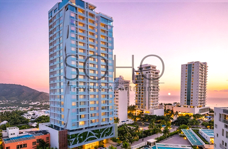 Apartamento Salguero Sunset-Cerca al Mar SOHO-374A