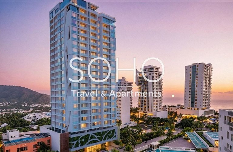 Apartamento Salguero Sunset-Cerca al Mar SOHO-374A