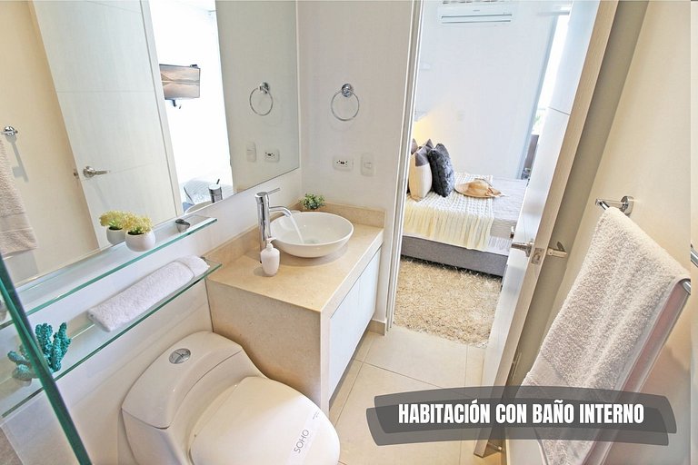 Apartamento Velas al Mar - Cerca al Mar SOHO- 300A