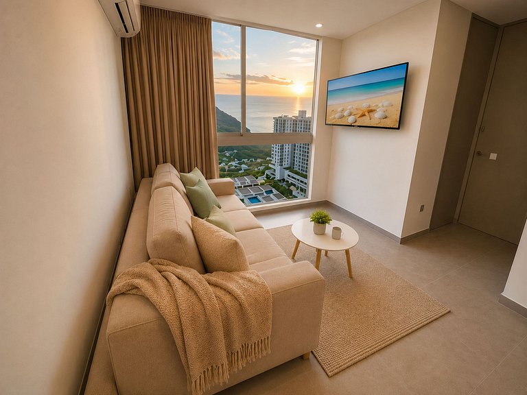 Apartamento Salguero Sunset-Cerca al Mar SOHO-376A