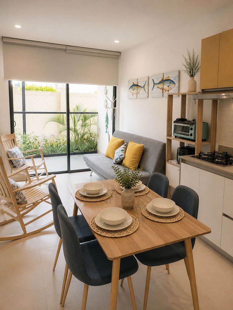 Apartamento Salinas del Mar-Cerca al Mar SOHO-365A