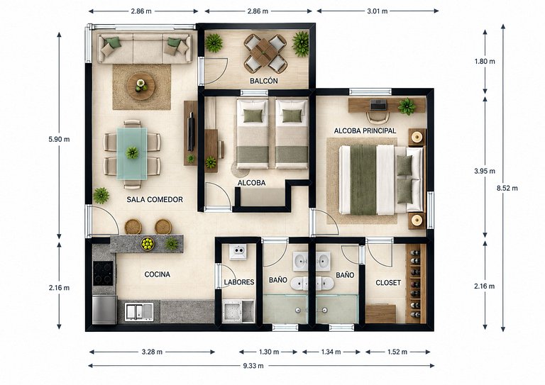 Apartamento OCEAN 52